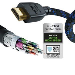 HDMI Кабел Inakustik Premium Ultra High Speed HDMI 2.1 на достъпна цена от Аудио Арте Inakustik Premium Ultra High Speed HDMI 2.1 CableInakustik Premium Ultra High Speed,HDMI 2.1,HDR10+, Dolby Vision,DTS Master, DTS:X, Dolby True HD,Dolby Atmos,10K,8K,4K