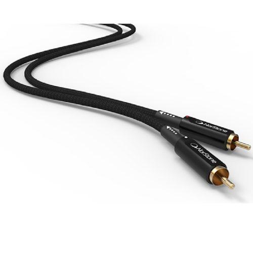 Norstone Arran RCA – висококачествен аналогов RCA кабел с OFC мед, тройна изолация и 24K позлатени конектори за Hi‑Fi системи