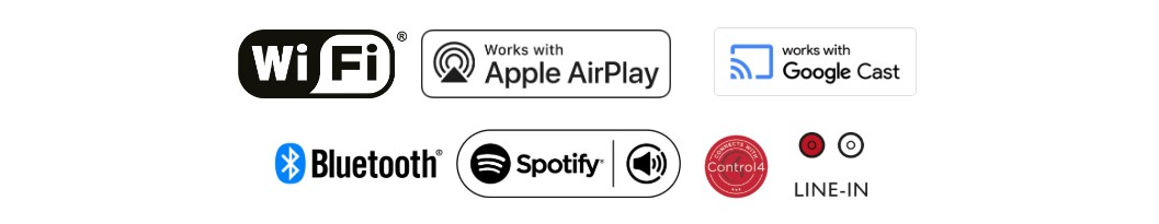 Lithe Audio Wi-Fi Ceiling Speaker (Single) – V2 AirPlay 2 и Chromecast модел