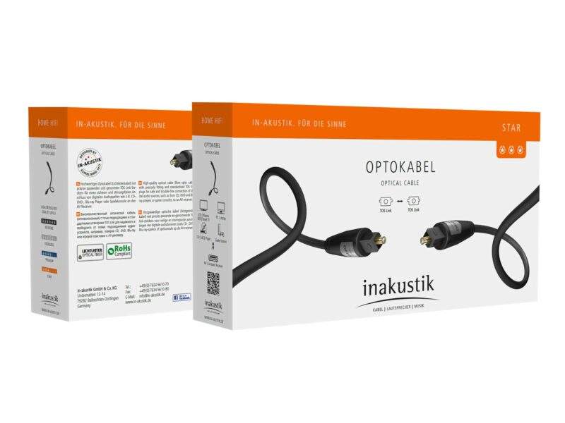 Оптичен кабел Inakustik Star Digital Opto AudioArte Оптичен кабел Inakustik Star Digital Opto AudioArte