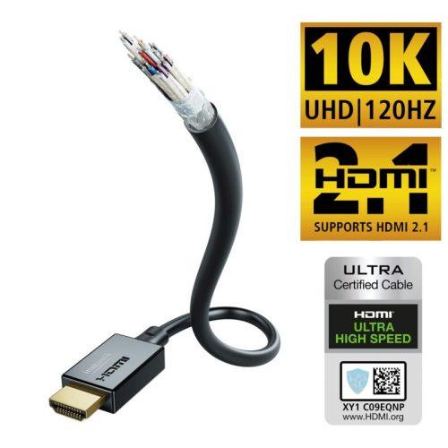 Inakustik Star Ultra High Speed HDMI 2.1 Cable, HDMI, кабел, Аудио Арте,Inakustik Star Ultra High Speed HDMI,DTS Master, DTS:X, Dolby TrueHD, and Dolby Atmos,10K,8K,4K