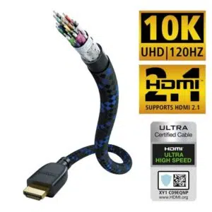 HDMI Кабел Inakustik Premium Ultra High Speed HDMI 2.1 AudioArte Inakustik Premium Ultra High Speed HDMI 2.1 CableInakustik Premium Ultra High Speed,HDMI 2.1,HDR10+, Dolby Vision,DTS Master, DTS:X, Dolby True HD,Dolby Atmos,10K,8K,4K