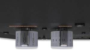 top down view of knobs on the amplifier of an rp 1000sw