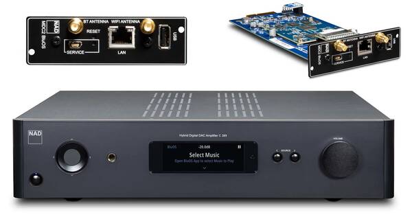 NAD C 389 усилвател с HDMI eARC и DAC
