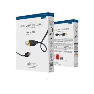 USB кабел Inakustik Premium High Speed USB 2.0 AudioArte USB кабел Inakustik Premium High Speed USB 2.0 AudioArte