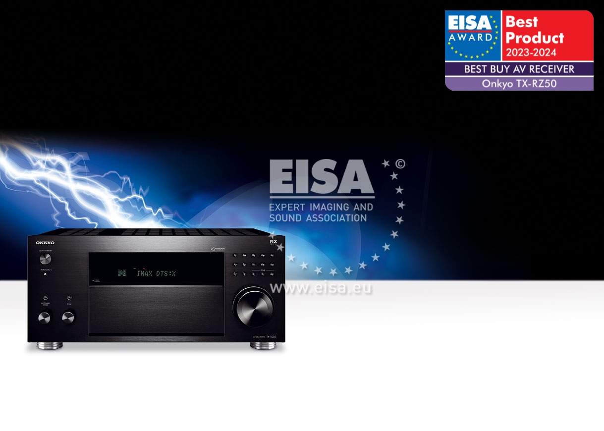 ONKYO TX-RZ50 спечели наградата на EISA за НАЙ-ДОБЪР ПРОДУКТ на достъпна цена от Аудио Арте EISA AWARD