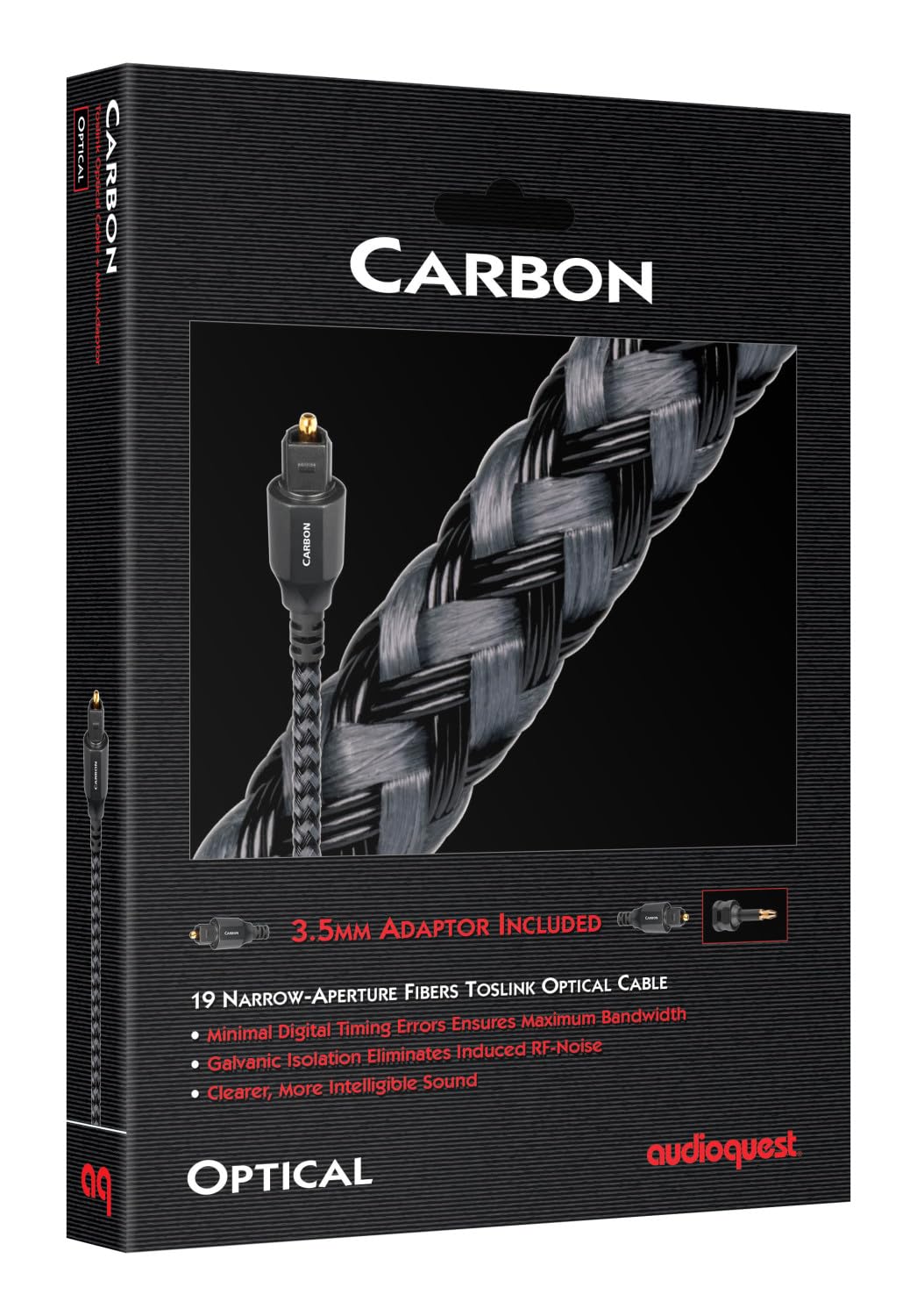 Оптичен кабел AudioQuest Carbon Optical - Image 2