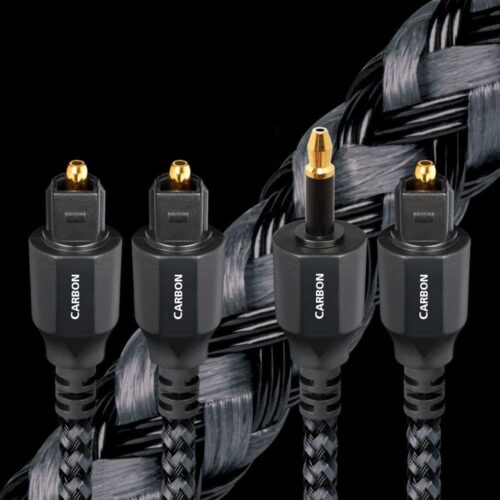 AudioQuest Carbon Optical оптичен кабел с 19 синтетични влакна и прецизно полирани краища