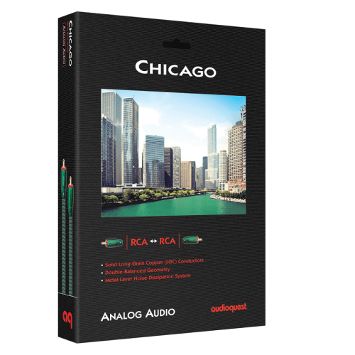 Кабел интерконект AudioQuest Chicago RCA,Кабел интерконект,AudioQuest Chicago RCA,Кабел интерконект RCA, AudioQuest Chicago, AudioQuest,Chicago