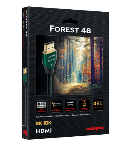 HDMI Кабел 2.1 AudioQuest Forest 48 на достъпна цена от Аудио Арте AudioQuest Forest 48,HDMI Кабел 2.1 AudioQuest Forest 48,HDMI Кабел 2.1,AudioQuest,Forest 48,4K,8K,10K,HDMI 2.1