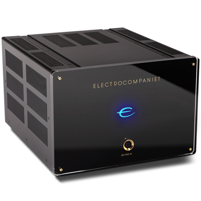 ELECTROCOMPANIET AW 800 M Reference – преден панел с лого и осветление