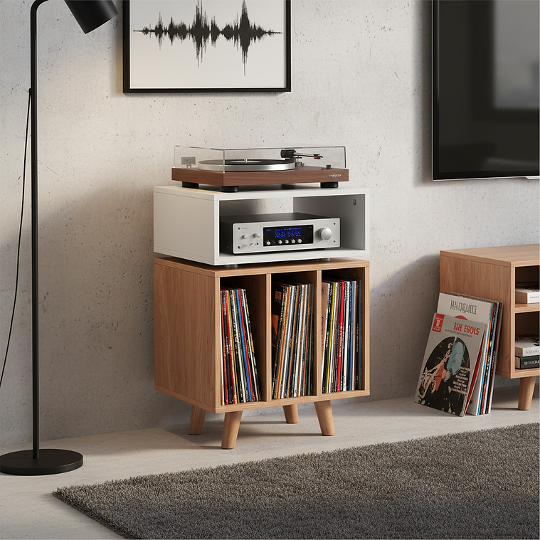 NorStone STOCKHOLM 700, NorStone, мебели, Hi-Fi мебел,STOCKHOLM 700, мебели за грамофонни плочи, мебели за музикални ентусиасти, Аудио Арте