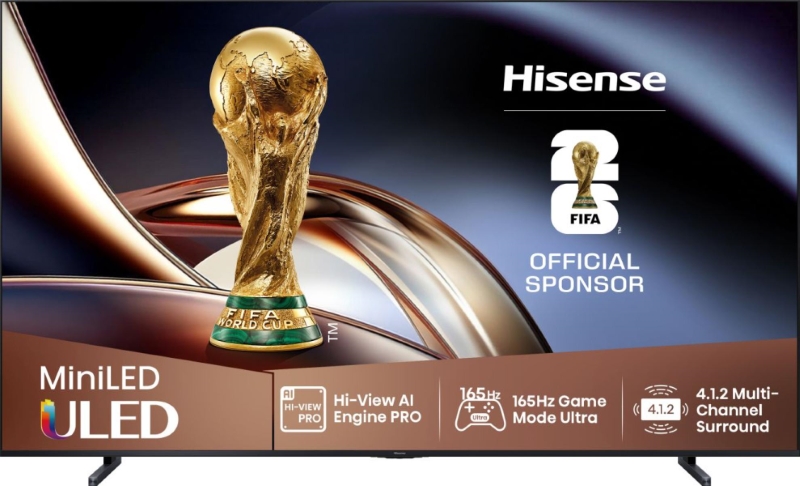 Hisense 100U8Q – 100 инча 4K ULED Mini LED Smart TV