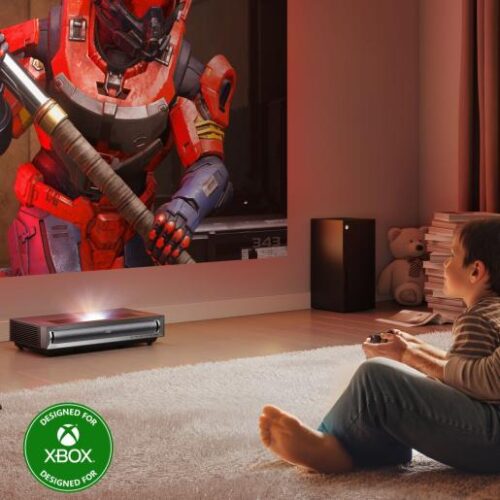 Hisense PX3-PRO лазерен UST проектор за домашно кино X-Box сертифициран