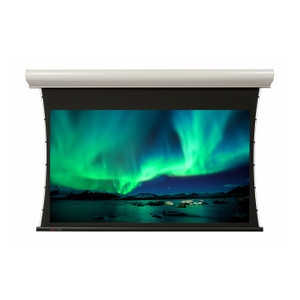Screen Research On-Ceiling / On-Wall Screens моторизиран проекционен екран с маскиране и акустично прозрачна повърхност