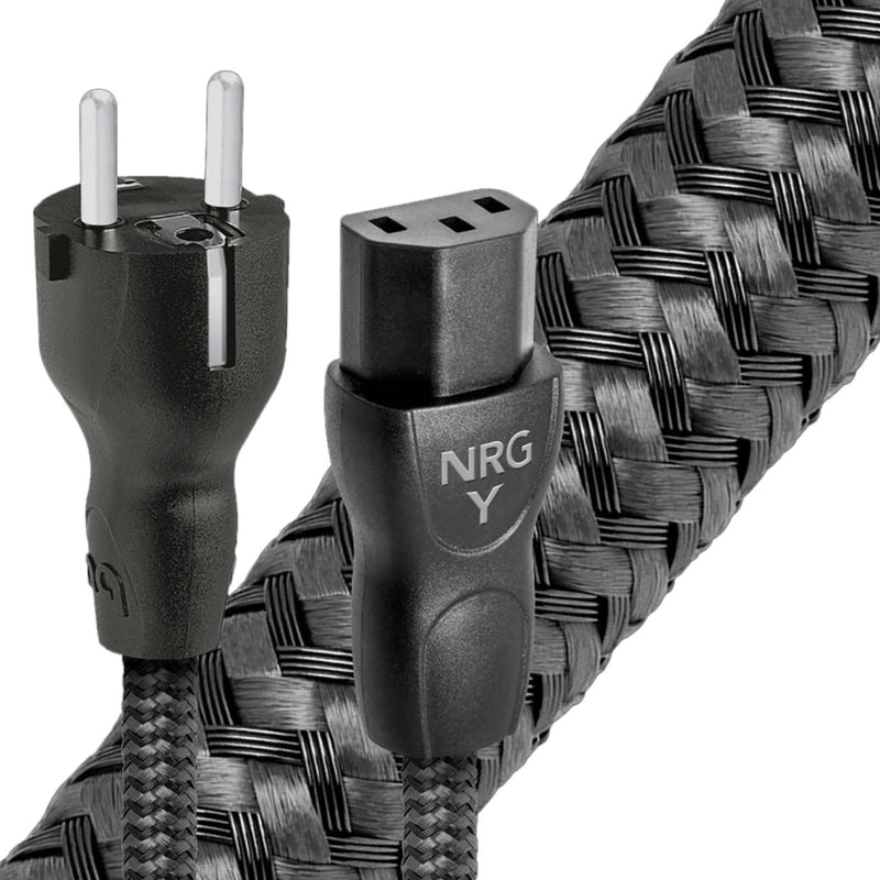 Детайл на AudioQuest NRG-Y3 – висококачествен захранващ кабел
