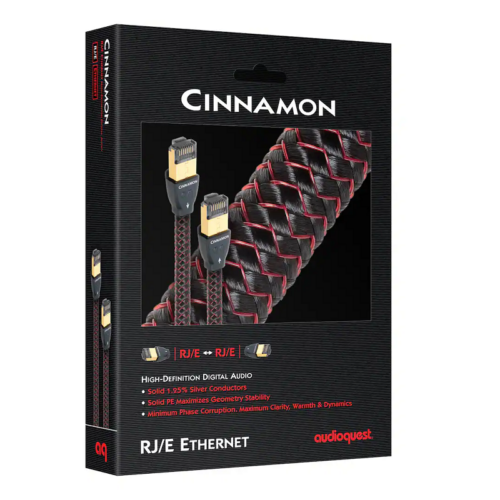 AudioQuest Cinnamon RJ/E висок клас Ethernet кабел с RJ45 конектори