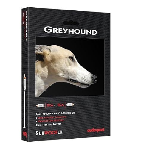 AudioQuest Greyhound RCA висококачествен RCA кабел за субуфер
